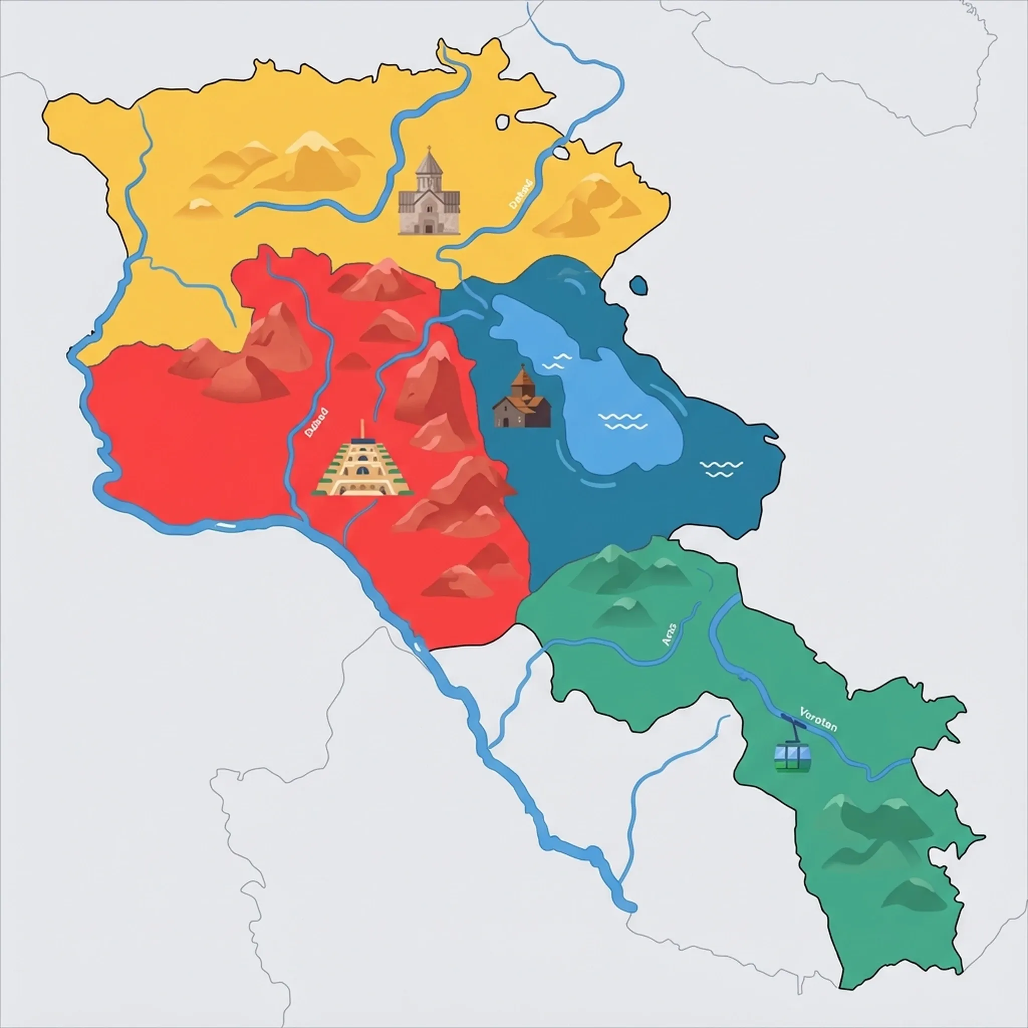 Map of Armenia