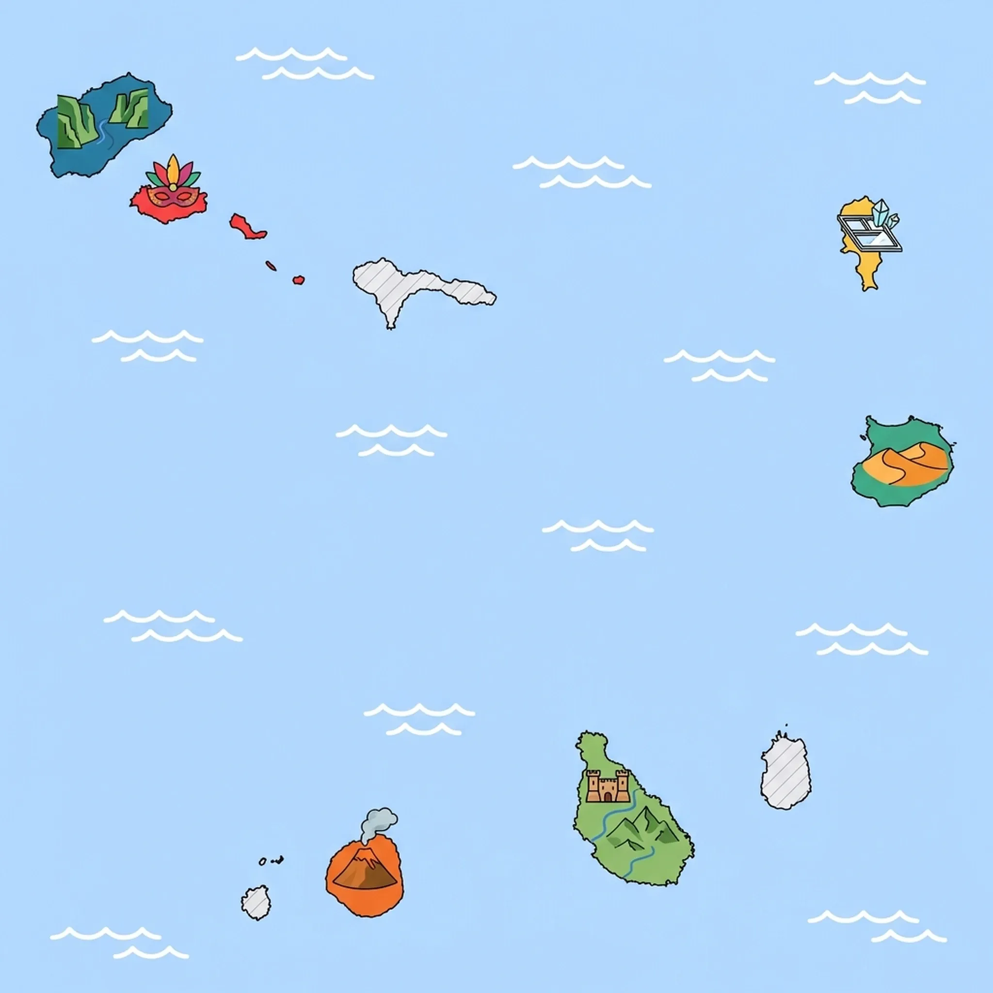 Map of Cape Verde
