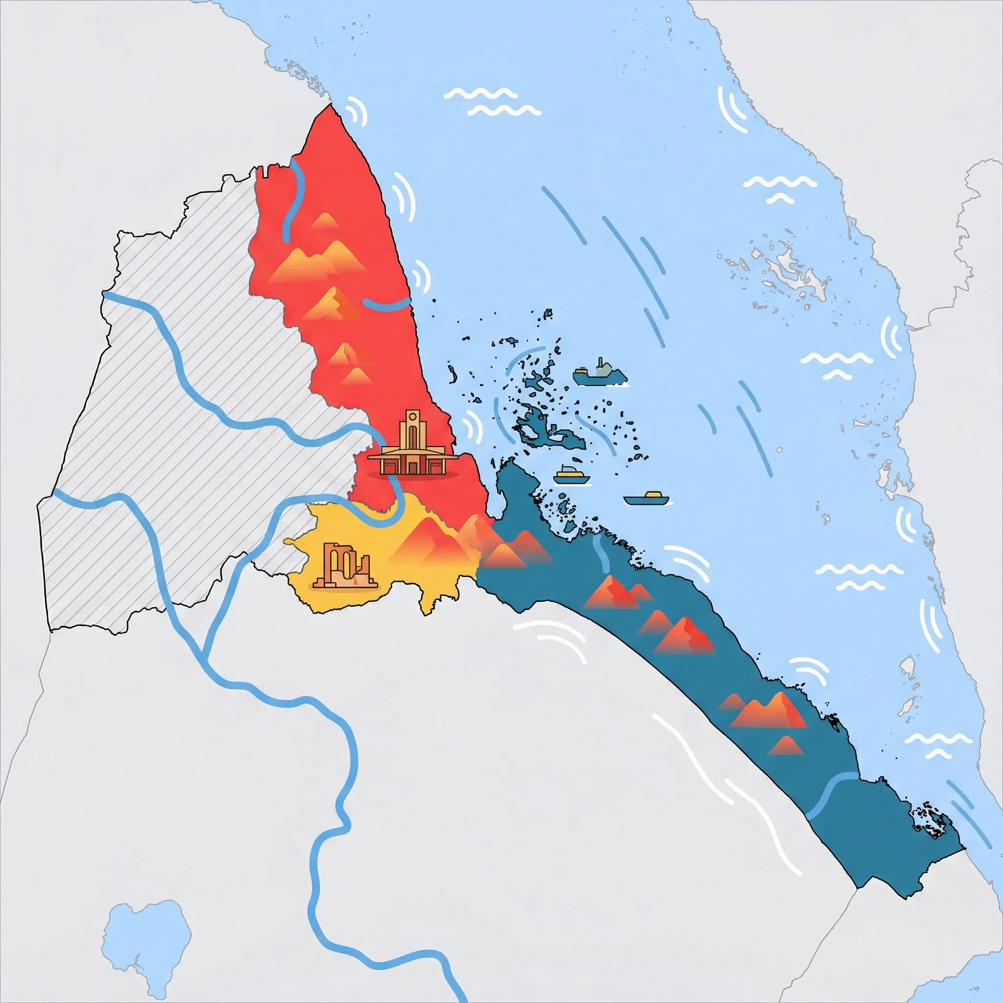 Map of Eritrea