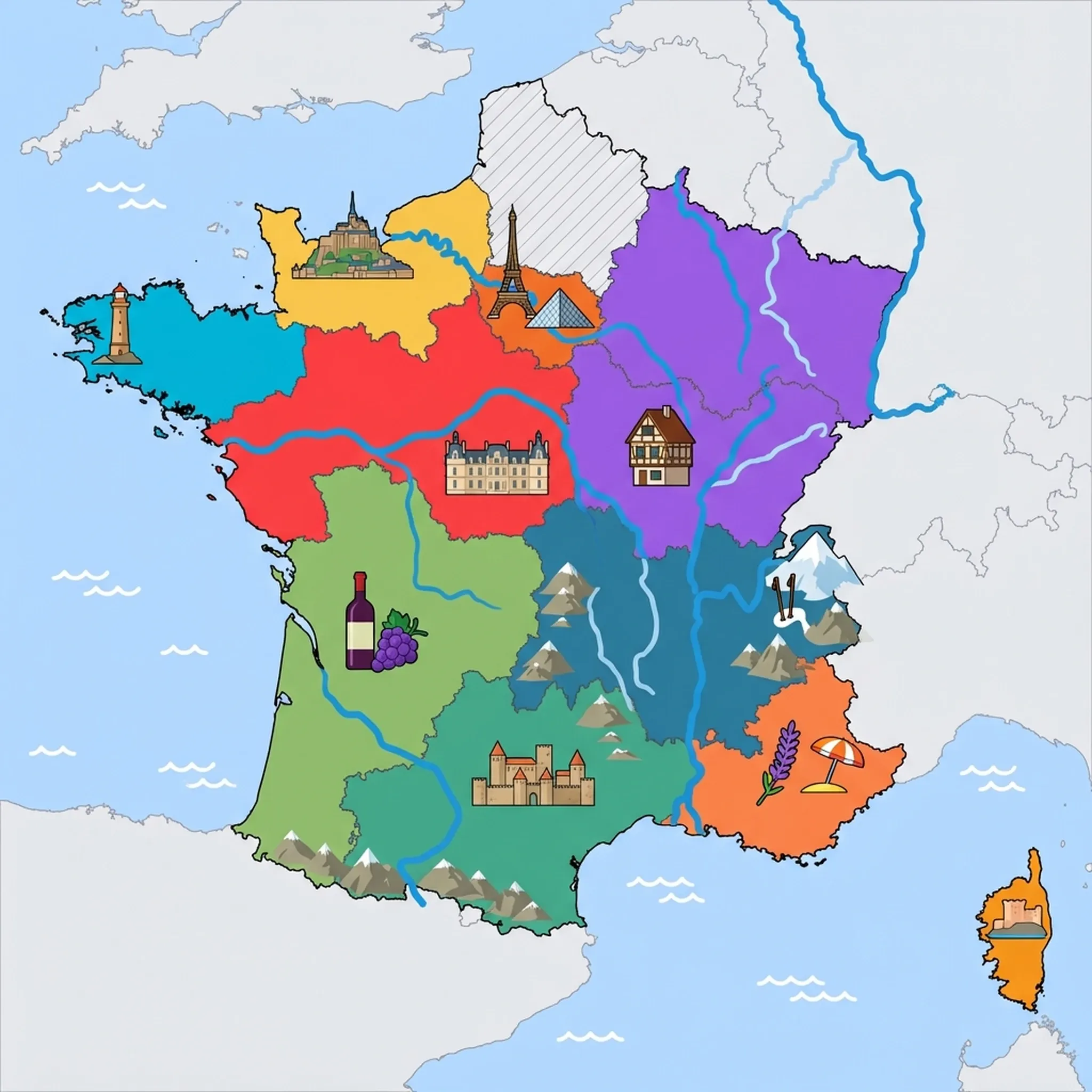 Map of France