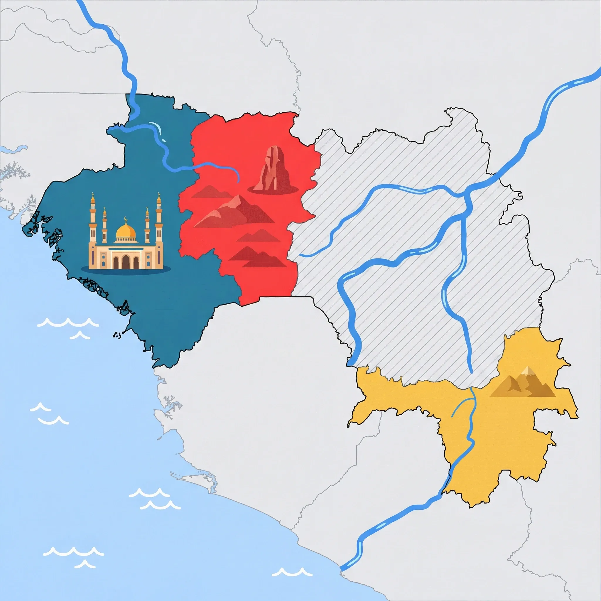 Map of Guinea