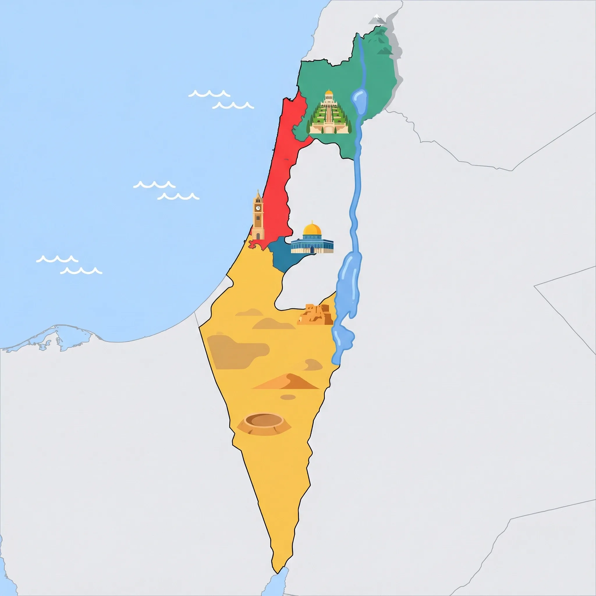 Map of Israel